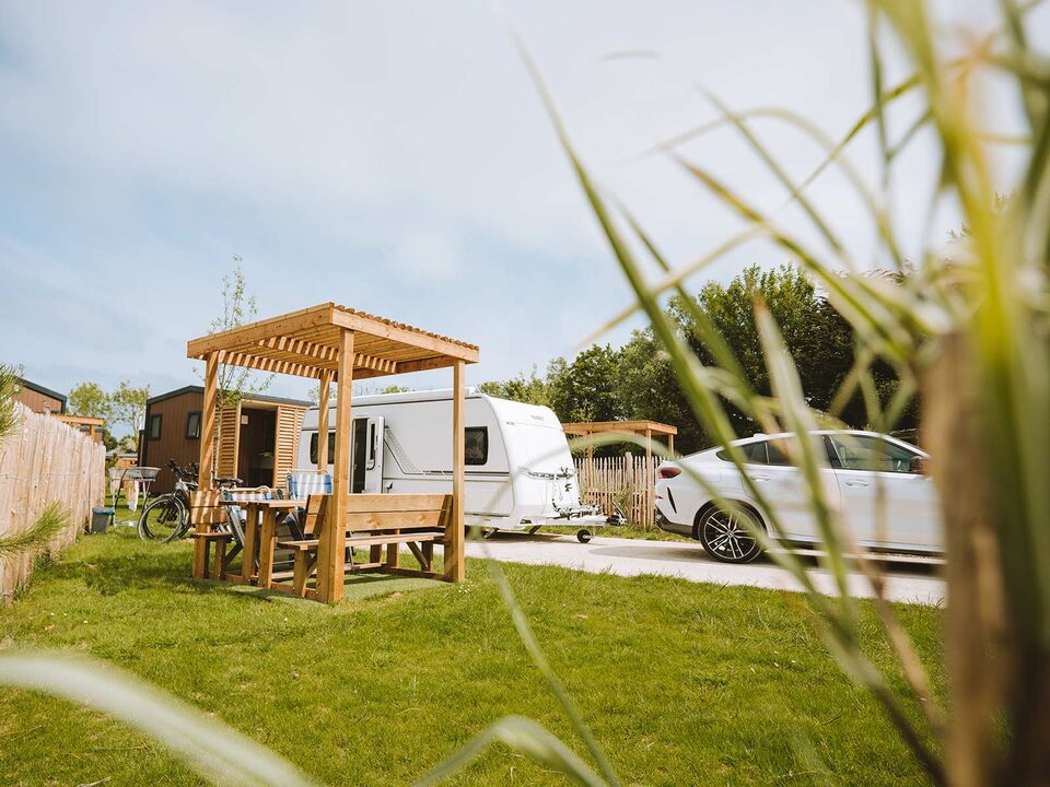 Emplacement Premium avec sanitaire privatif, camping Portland